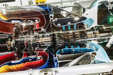 Turbine Engine Profile. Aviation Technologies. Turboprops aircraft