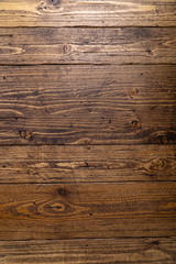 Old wooden texture background. Rustic wooden table or floor.