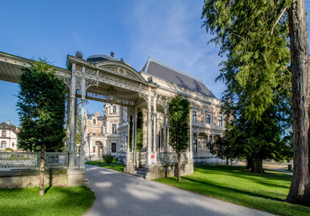 Die Wiener Hermesvilla in Herbst, Österreich