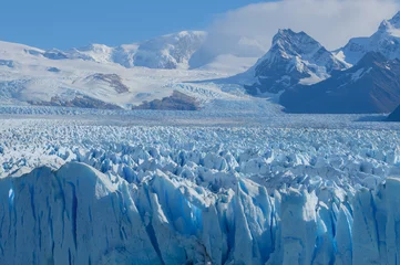 Fototapete Rund Patagonia, Perito Moreno blue glacier El Calafate - Argentina - South America © exzozis