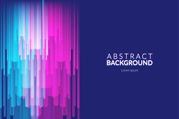 Distorted Glitch Style Modern Background. for Graphic Design - Banner, Poster, Flyer, Brochure, Card