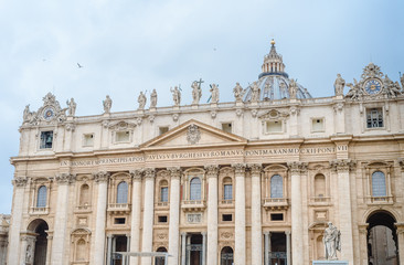 Fototapeta na wymiar Vatican, Rome, St. Peter's Basilica, eternal city - Rome