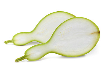 Bottle gourd, Calabash gourd isolated on white background