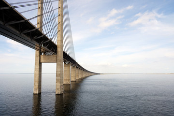Die Öresundbrücke nach Dänemark
