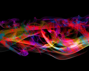 colored smoke background