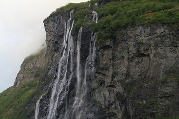 Fototapeta na wymiar Scenic Views Of Norway's Fjords - Geiranger