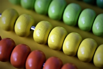 An Image of a toy, abacus