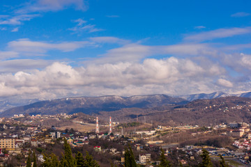 Panorama of the city of Sochi. Russia