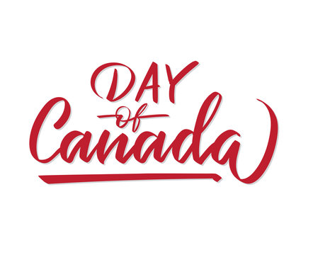 Happy Canada Day Vector Illustration. 