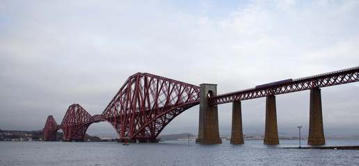 Forth Rail Bridge in Scotland