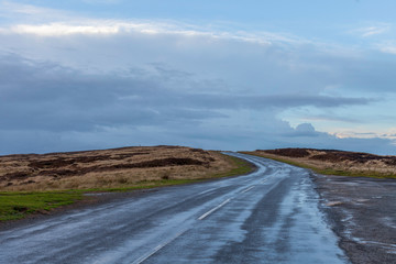 Empty Road to the horizon