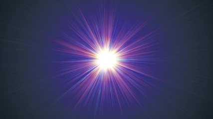 Obraz premium central star shine optical lens flares shiny bokeh illustration art background new natural lighting lamp rays effect colorful bright image