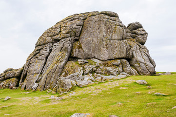 Dartmoor, Devon, Hound Tor, Felsen, Klettern, Heidelandschaft, Moor, Wanderweg, S&uuml;dengland