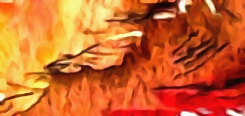 Abstract acrylic background. Watercolor texture. Psychedelic crazy art. Unusual design pattern. Warm and very bright colors.