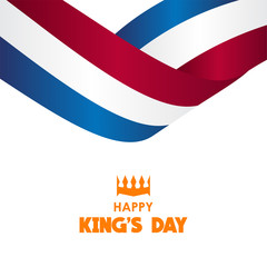 Happy King's Day Vector Template Design Illustration