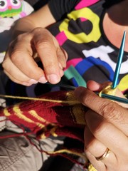 Obraz premium loisirs créatifs - tricot