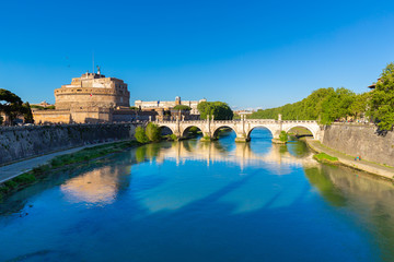 Naklejka premium Castel Sant'Angelo, Rome, Italy