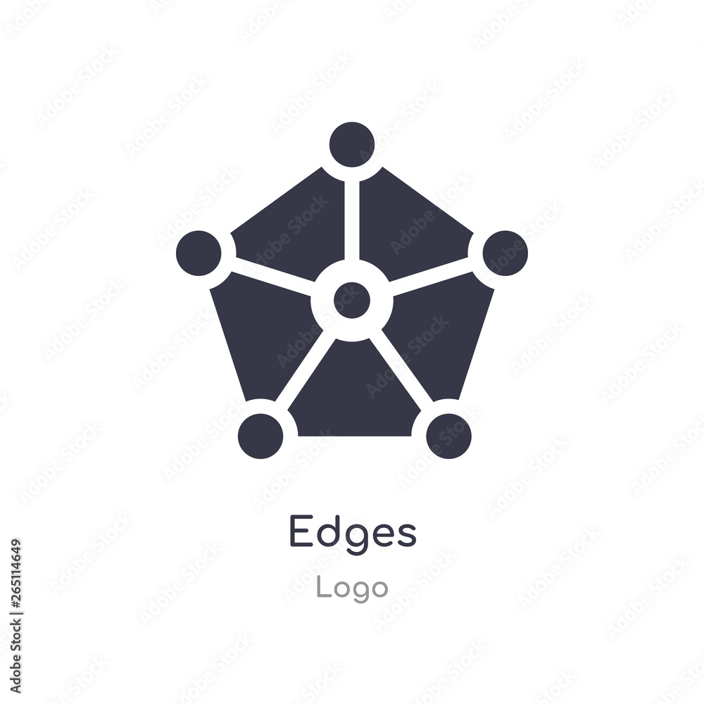 Poster edges icon. isolated edges icon vector illustration from logo collection. editable sing symbol can b
