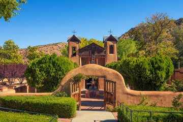 El Santuario De Chimayo historic Church in New Mexico