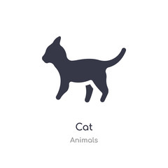 cat icon. isolated cat icon vector illustration from animals collection. editable sing symbol can be use for web site and mobile app