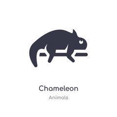 chameleon icon. isolated chameleon icon vector illustration from animals collection. editable sing symbol can be use for web site and mobile app