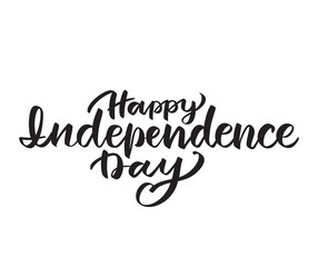 Happy Independence Day card. American Independence