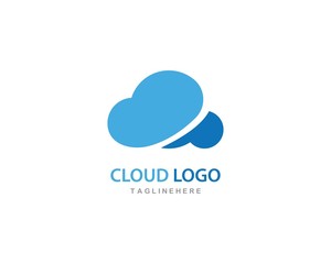 cloud logo vector