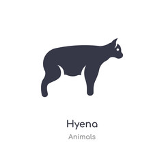 hyena icon. isolated hyena icon vector illustration from animals collection. editable sing symbol can be use for web site and mobile app