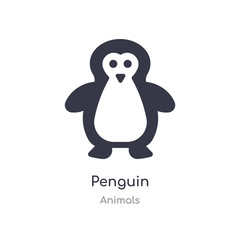 penguin icon. isolated penguin icon vector illustration from animals collection. editable sing symbol can be use for web site and mobile app