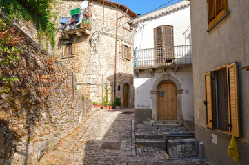 Fototapeta na wymiar Images of the town of Morcone, a town in the Campania region