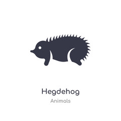 hegdehog icon. isolated hegdehog icon vector illustration from animals collection. editable sing symbol can be use for web site and mobile app