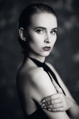 Naklejka premium elegant young woman
