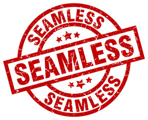 seamless round red grunge stamp