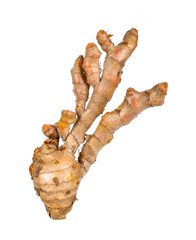 turmeric isolated on white background
