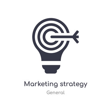 marketing strategy icon. isolated marketing strategy icon vector illustration from general collection. editable sing symbol can be use for web site and mobile app