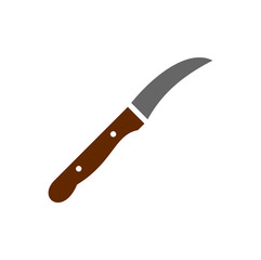 Knife icon on background for graphic and web design. Simple vector sign. Internet concept symbol for website button or mobile app.