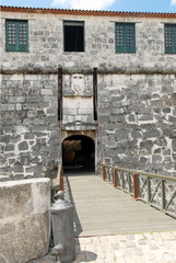 Ville de La Havane, Porte entrée du Castillo de la Real Fuerza, Cuba, Caraïbes