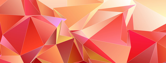 Abstract Low-Poly background. triangulated texture. Design 3d. Polygonal geometrical pattern. Triangular modern style