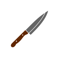 Knife icon on background for graphic and web design. Simple vector sign. Internet concept symbol for website button or mobile app.