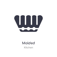 molded icon. isolated molded icon vector illustration from kitchen collection. editable sing symbol can be use for web site and mobile app
