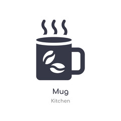 mug icon. isolated mug icon vector illustration from kitchen collection. editable sing symbol can be use for web site and mobile app