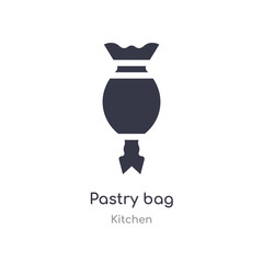 pastry bag icon. isolated pastry bag icon vector illustration from kitchen collection. editable sing symbol can be use for web site and mobile app