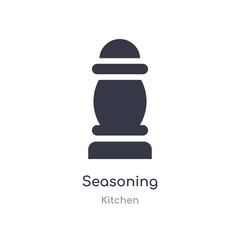 seasoning icon. isolated seasoning icon vector illustration from kitchen collection. editable sing symbol can be use for web site and mobile app