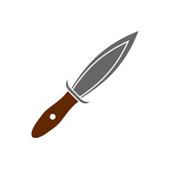 Knife icon on background for graphic and web design. Simple vector sign. Internet concept symbol for website button or mobile app.