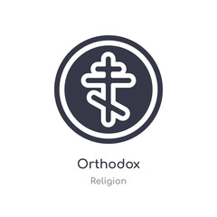orthodox icon. isolated orthodox icon vector illustration from religion collection. editable sing symbol can be use for web site and mobile app
