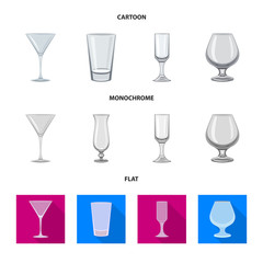 Vector illustration of form and celebration symbol. Collection of form and volume stock symbol for web.