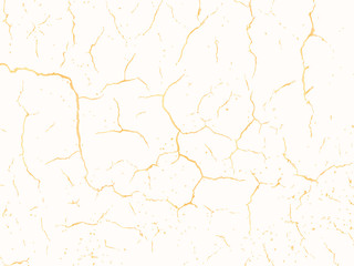 Vector gold chic texture. Patina scratch golden distress grunge background. Gold distressed effect.