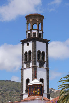 Church of the Immaculate Conception in spring, Santa Cruz - Tenerife, Canary Islands