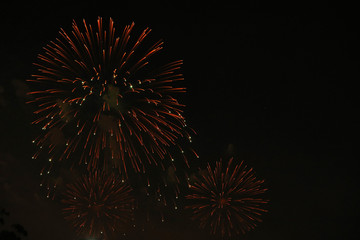 Silvester Feuerwerk Raketen an Neujahr