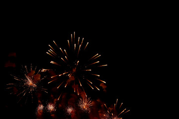 Silvester Feuerwerk Raketen an Neujahr